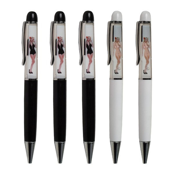 Sikyby Naked Lady Girl Funny Writing Journaling Office Pen Floating