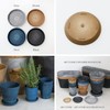 amaburo Art Stone Saucer [Gray/SSS-2618 Size] amabro Art Stone Saucer