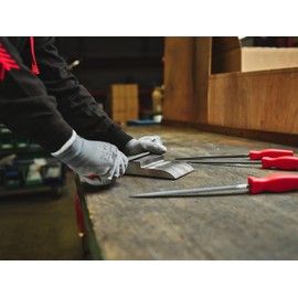 F. Dick 4191 File Handle (Bore: 10 mm, Length: 120 mm, Files: 250 - 300 mm, Plastic)