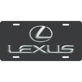 Unbranded LEXUS LOGO LICENSE PLATE FOR AUTO 12X6 ALUMINUM 2