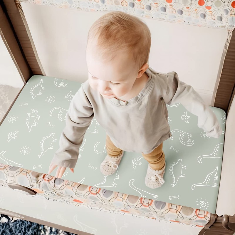 Stretch Ultra Soft Jersey Knit Fitted Pack n Play Sheets
