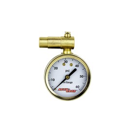 Accu-Gage by Milton Presta Valve Bike Tire Pressure Gauge with Bleeder Valve, for 0-60 PSI - ANSI Certified