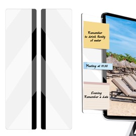 Pack of 2 Creative Monitor Memo Board, Computer Memo Board, Acrylic Message Board, Monitor Memo Board, Computer Message Board, Office Supplies for Men and Women, Computer Sticky Note Holder