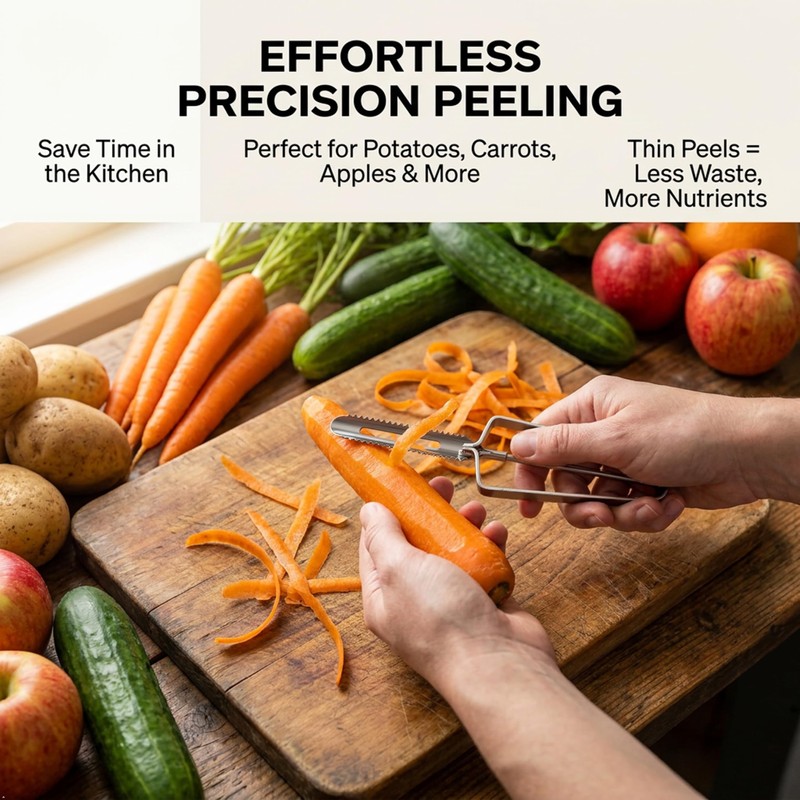 SoKalChw Best Potato Peelers for Kitchen, Just Like Mom's Old