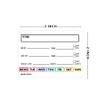 Removable Food Labels,2x3 Inch Freezer Pantry Stickers Labels for Bottles,Jars,Plastic,Meal