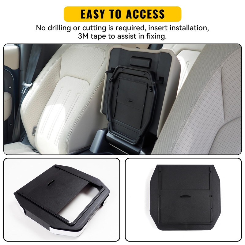 COOLAUTO Car Armrest Hidden Storage Box Tray Compartment Center Console