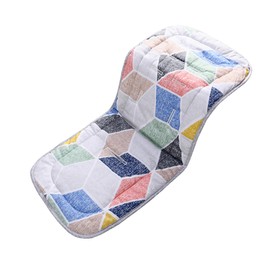Soft and Reversible Baby’s Pure Cotton Pushchair/Car Seat Liner, Pram Insert, Portable Changing Mat, Universal Cover - Pushchair Size 32 x 80 cm - Cushion for Children