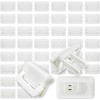 DELUXEFOX Outlet Cap, Outlet Cover, Set of 50, Electrical Shock