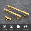 LONTAN 10 Gold Kitchen Handles 160mm Gold Cupboard Handles T-Shaped
