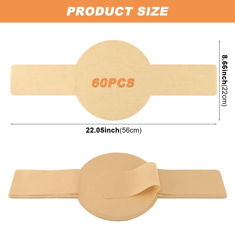 Disposable Sourdough Parchment Paper, Round Bread Sling