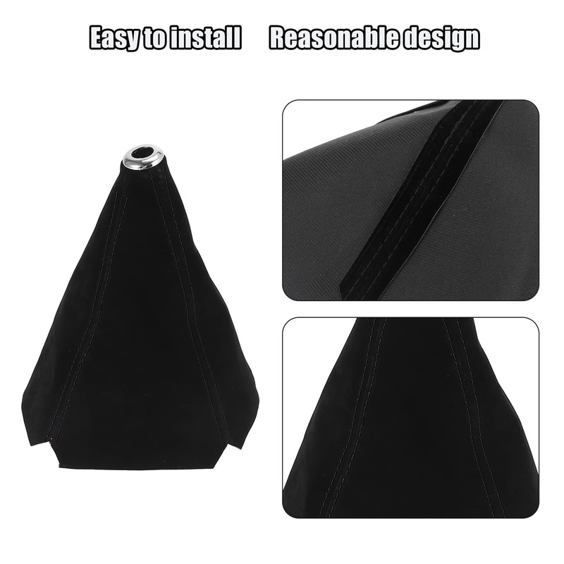 X AUTOHAUX Shift Boot Cover Dust Proof Universal Car Matte