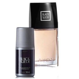 Avon BLACK SUEDE COLONIA PARA CABALLERO DE AVON SET 2 PIEZAS ROLL ON Y COLONIA 75 ml