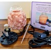 Himalayan Salt Aromatherapy Lamp with Lavender Essential Oil