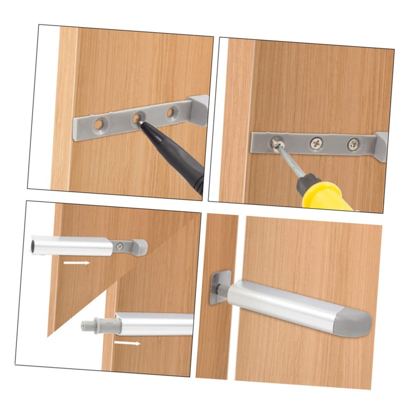 Operitacx 2 Sets Schranktür Magnete Latch Magnetic Touch Catch Aluminiumlegierung