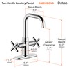 Duttao Bathroom Sink Faucet, 4 Inch Single Hole or 3