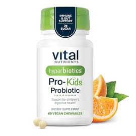 Hyperbiotics Vital Nutrients Pro Kids Probiotic | Allergen-Free Toddler Probiotics for Kids | Targeted Immune, Gut, and Digestive Health | Sugar-Free 