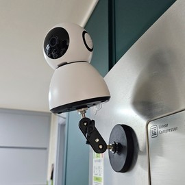 Our Style Home Cam Two-Stage Joint Magnetic Mount - No-Drill Strong Suction Bracket, Adjustable Magnetic Type 3ea