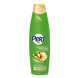 PERT, Shampoo Olivo y Aguacate | Repara profundamente el cabello maltratado, 400 ml
