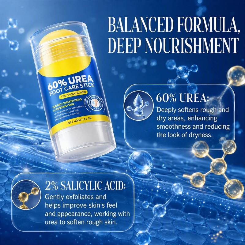 Urea Foot Cream 60% with 2% Salicylic Acid,Foot Cream Stick