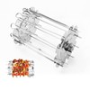 Victop Rotating Kebab Skewers Stainless Steel Roaster Rotisserie Skewers, Needle