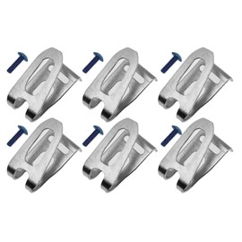 6 Stück Gürtelclip,Ersatz-Gürtelclip-Haken aus Edelstahl,Akkuschrauber Haken Halterung,Kompatibel mit XFD01 XFD07D DTD144 DTD144Z DHP481 12V 18V für Den Batteriesockel Einer Elektrischen Bohrmaschine