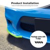 PDKLIN for Charger Front Bumper Lip Splitter Protector Cover Trim