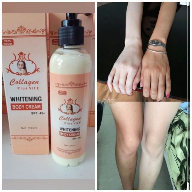 Collagen Plus Moisturize Whitening Vit E Vit C Body Lotion