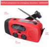 2023 Upgrade Echainstar Portable Solar Radio with AM FM NOAA,