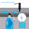 Sink Soap Dispenser, Kichen Sink SoapDispenser, 47" Extension Tube kit,