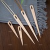 AUEAR, 5 Pack Wood Weaving Crochet Needle Wooden Hand Loom