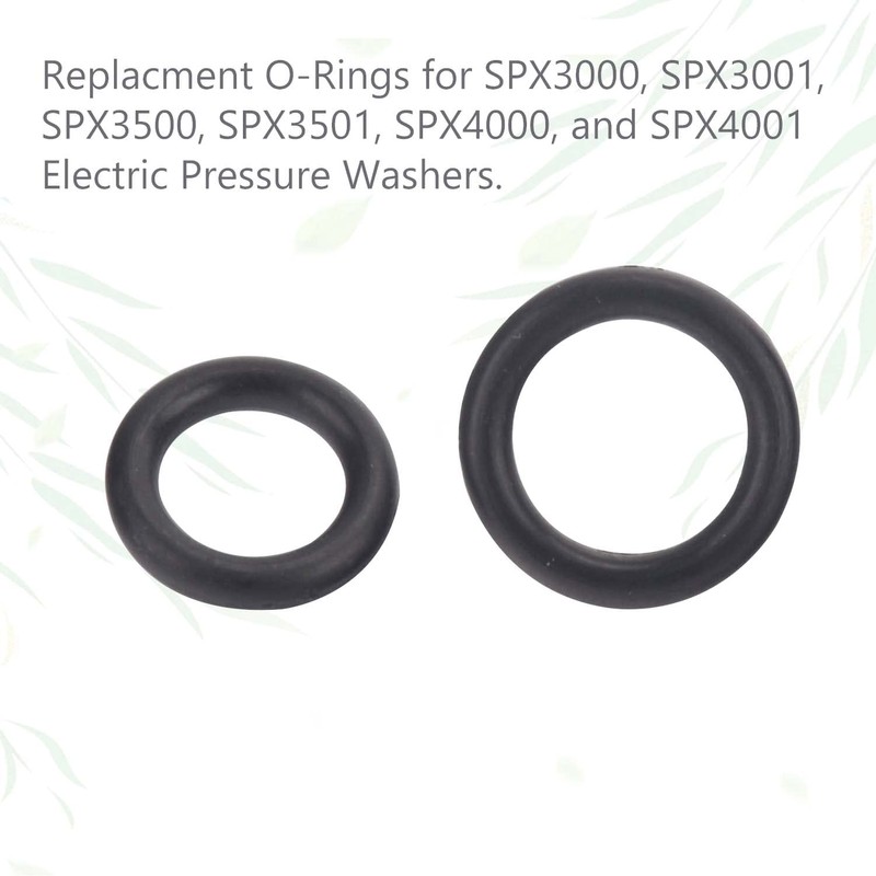 SPX3000 Pressure Washer O-Rings for Sun Joe SPX3001, SPX3501, SPX3500,