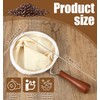 1 Pack Coffee Sock Filter, Colador De Cafe Reusable Cotton