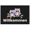 Trendation - Welcome Owls Graphic Doormat Gift Beautiful Door Mat