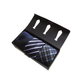 PIMLICO Sakazen Men's Large Size Necktie, Set of 3 (Web Exclusive) with Box, Washable, Long Size, Father's Day, c