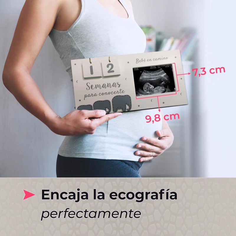 METACREART Frame Ultrasound Gift Pregnant First Time