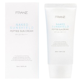 Franz Naked Sunshield Peptide Sun Cream, 2 units, 50ml / 프란츠 네이키드 선쉴드 펩타이드 선크림, 2개, 50ml