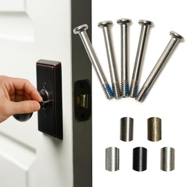 Door Lock Pin for Emtek Doors | (5 Pack) Privacy Lock Push Pin Replacements for Emtek Interior Doors, Hardware Parts for Bathroom Door - Multiple Finishes Available - Satin Nickel