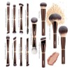 MAANGE Set de Brochas de Maquillaje Profesional con Estuche 13PCS