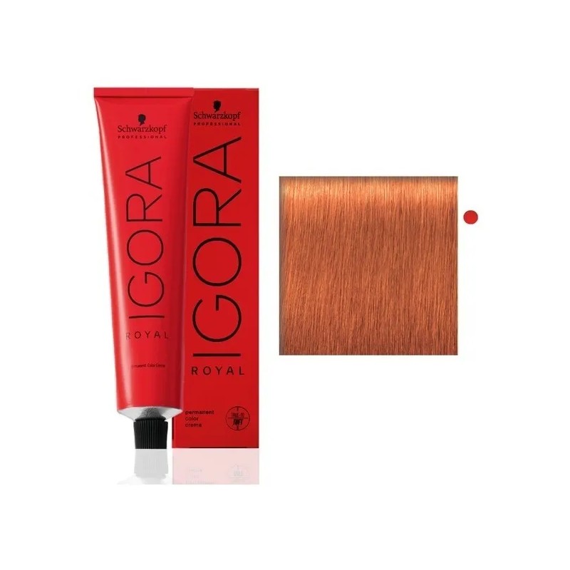 Tinte Schwarzkopf Professional Igora royal Reds tono 8-77 para cabello