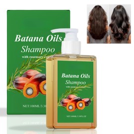 Batana Oil Shampoo,Batana Oil Hair Growth Shampoo,Repairs Damaged Hair for Denser Fuller Hairs,Promotes Hair Wellness,Organic Ba/tana O/il for Healthy Hair,Anti Hairs Loss,Eliminates Split Ends