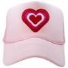KATYDID Heart Stack Chenille Patch Foam Trucker Hat