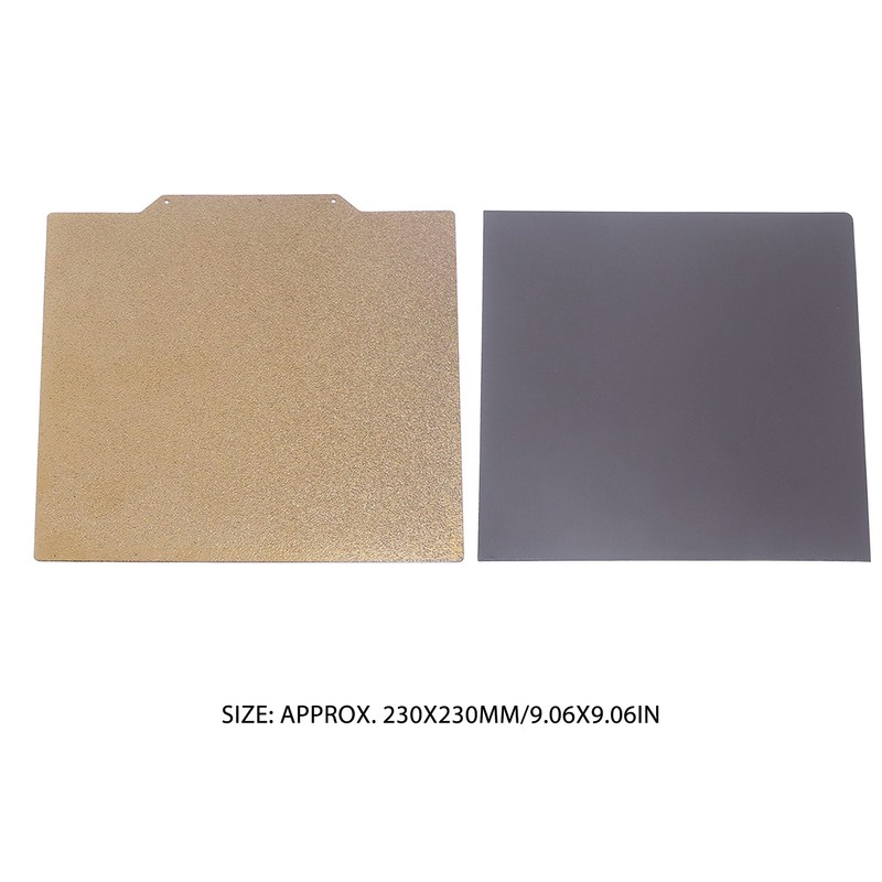 PEI Steel Magnetic Build Plate 230x230MM Double Side Textured Flexible