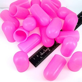 (25) 1.00" ID High Temp Silicone Rubber End Caps - Powder Coating, Painting, Plating, Blasting Protection