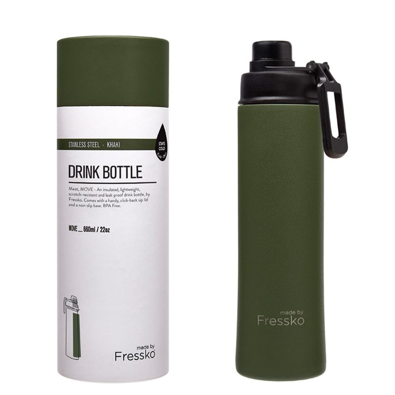 Fressko Insulated Stainless Steel Bottle Sip Lid 660ml, River