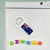 Azeeda 'Waving Australian Flag' Bottle Opener Fridge Magnet (BO00072093)
