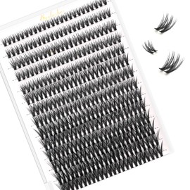 SHELWIN Lash Clusters Flora Fake Eyelashes Clusters 8-18mm Individual WideSpan DIY Manga False Eyelashes Wispy Lash Extension Ultra-Thin Invisible Lash Band Mixed Length