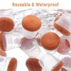Euqvunn Pack of 26 Clear Chair Leg Caps with Felt