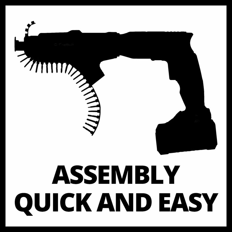 Einhell Magazine Attachment for Drywall Screwdrivers - Original Accessory for