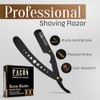 100 BLADES + Facón Professional Classic Straight Edge Barber Razor