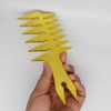 Professional Gold Men's Hair Styling Comb, Multi Purpose Barber Comb